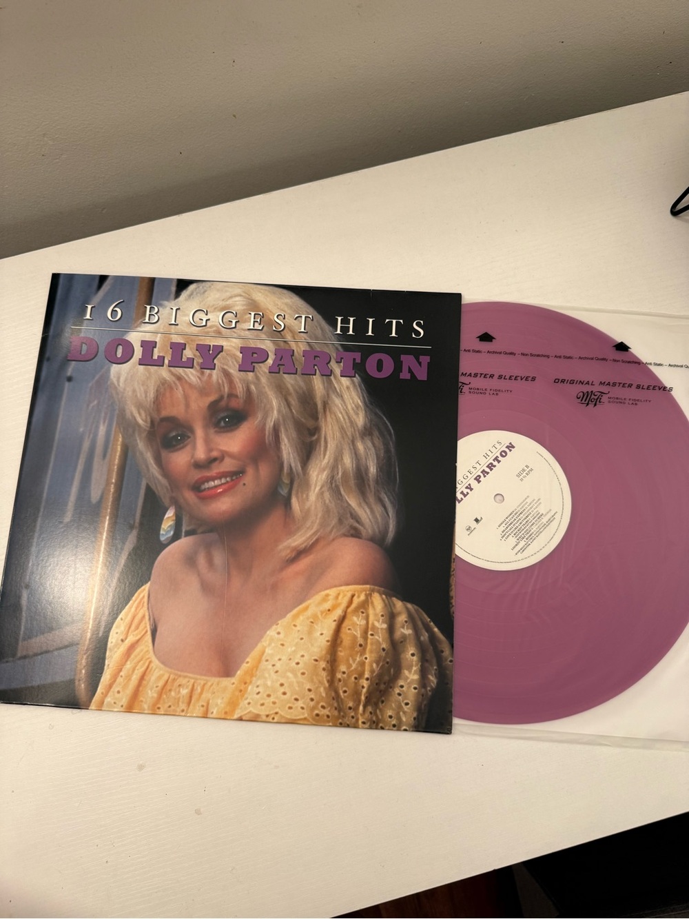 Dolly Parton 16 Biggest Hits Vinyl LP - purple Record